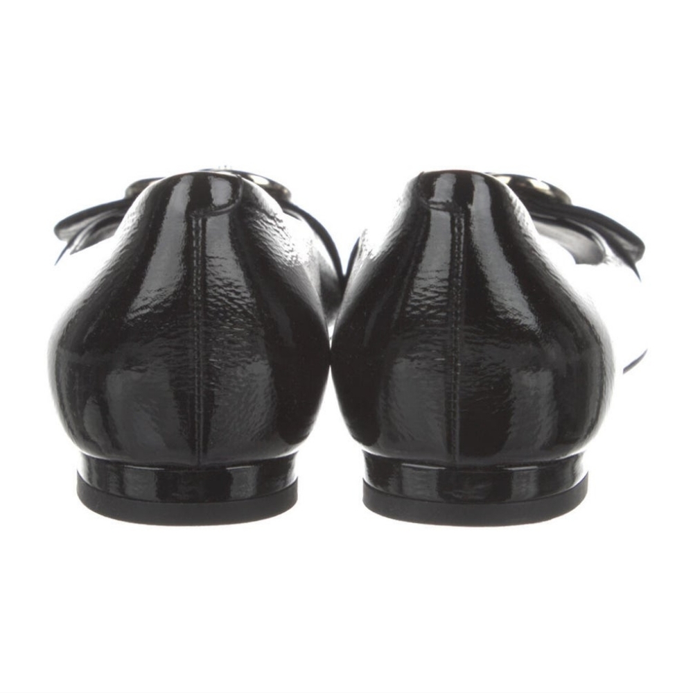 NEW Gucci Black Patent Flats - Picture 9 of 9